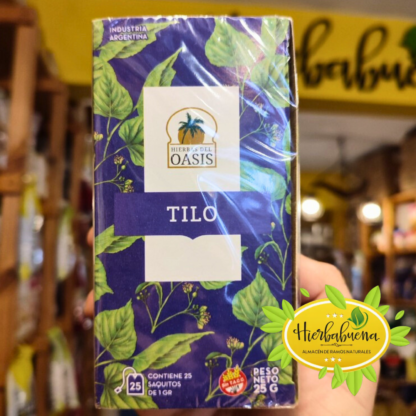 TE TILO 25 SAQ. HIERBAS DEL OASIS