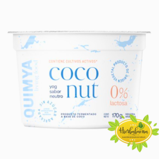 YOGUT DE COCO SIN AZUCAR 170 GR. QUIMYA
