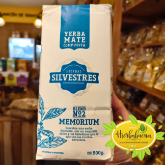 YERBA MATE NRO 2 MEMORIUM 500 GR. SILVESTRE
