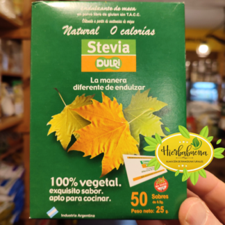 STEVIA DULRI 50 SOBRES