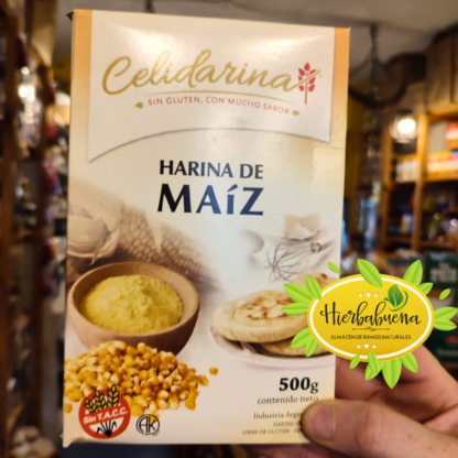 HARINA DE MAIZ 500 GR. CELIDARINA