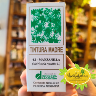 MANZANILLA TINTURA MADRE 60 CC. DROGUERIA ARGENTINA