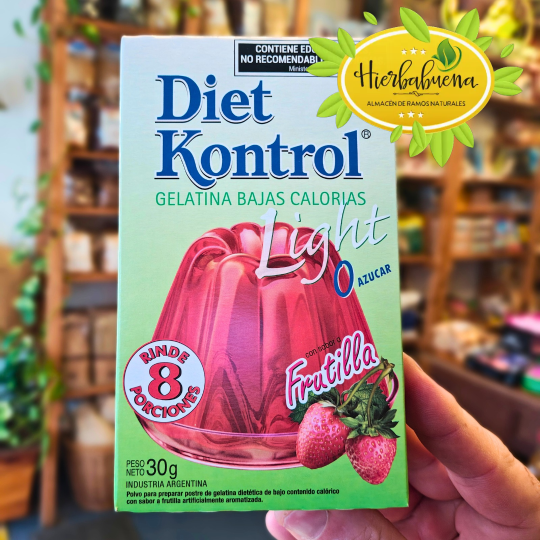 GELATINA LIGHT DE FRUTILLA 30 GR. DIET KONTROL