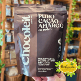 CACAO PURO AMARGO EN POLVO 250 GR. CHOCOLEIT