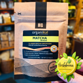 TE VERDE MATCHA EN POLVO 50 GR. ORGANIKAL