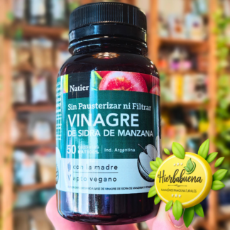 VINAGRE DE SIDRA DE MANZANA 50 CAPSULAS NATIER