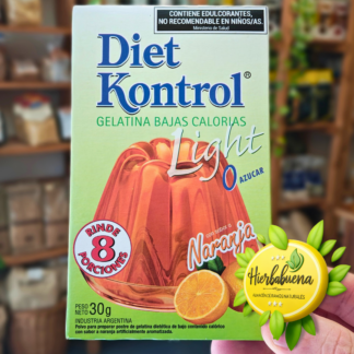 GELATINA LIGHT DE NARANJA 30 GR. KONTROL