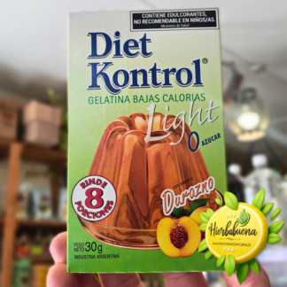 GELATINA LIGHT DE DURAZNO 30 GR. KONTROL