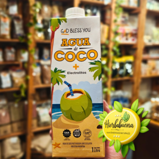 AGUA DE COCO 1 LTR. GOD BLESS YOU