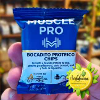 BOCADITOS PROTEICOS CHIPS 55 GR. MUSCLE PRO