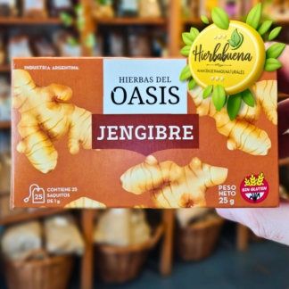 TE JENGIBRE 25 SAQ. HIERBAS DEL OASIS