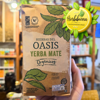 YERBA MATE ORGANICA 500 GR. HIERBAS DEL OASIS