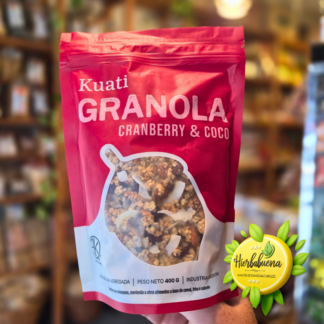 GRANOLA DE ARANDANO Y COCO 400 GR. KUATI