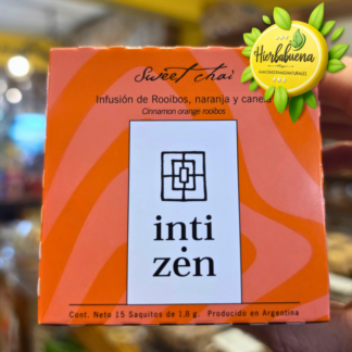 TE SWEET CHAI (ROOIBOS, NARANJA Y CANELA) 15 SAQ. INTI ZEN