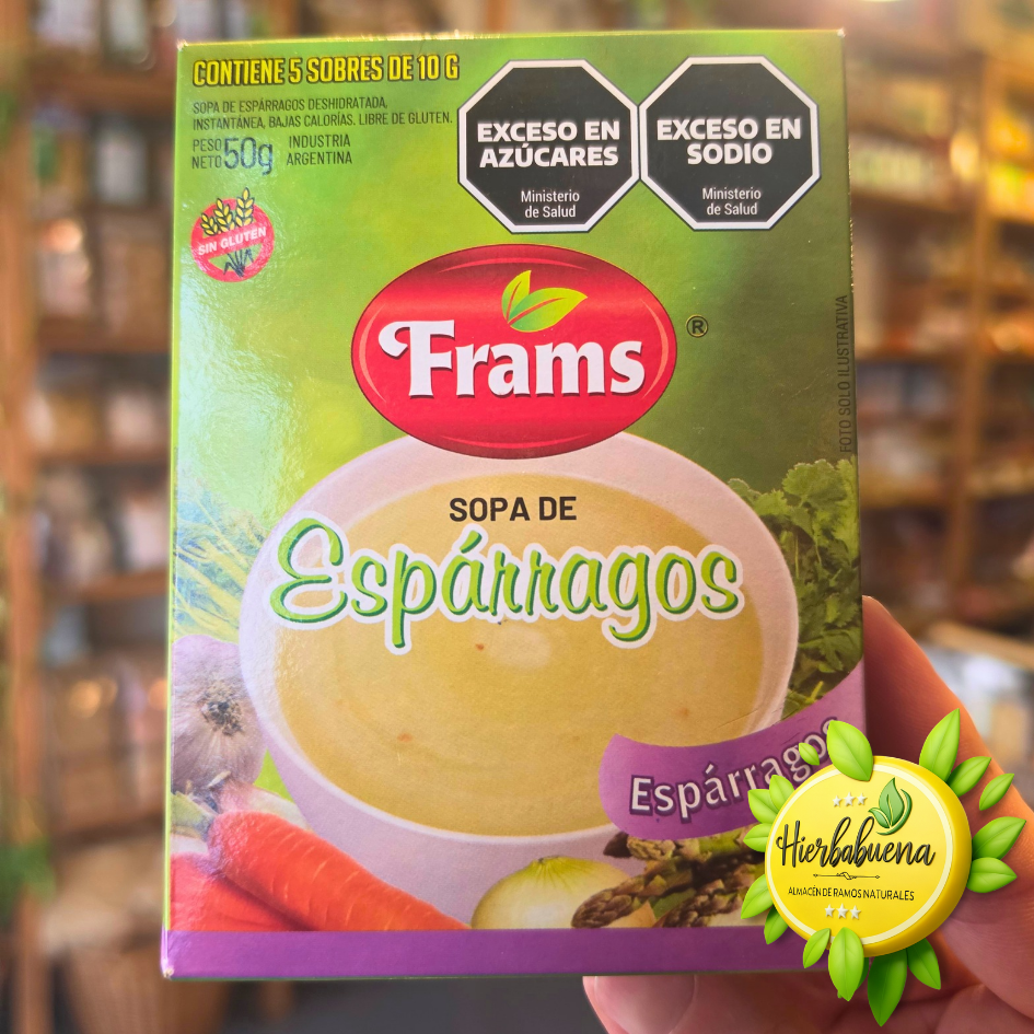SOPA DE ESPARRAGOS LIGHT X 5 SOBRES FRAMS