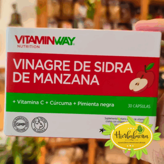 VINAGRE DE SIDRA DE MANZANA 10 CAP. VITAMINWAY