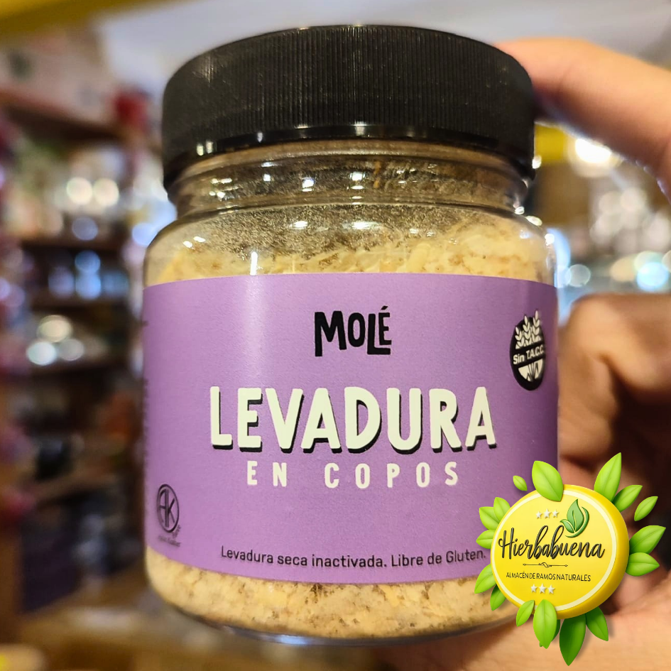 LEVADURA NUTRICIONAL EN COPOS 45 GR. MOLE