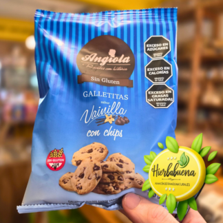 GALLETITAS DE VAINILLA C//CHIPS 130 GR. ANGIOLA
