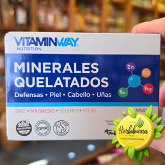 MINERALES QUELATADOS 10 CAP. VITAMINWAY
