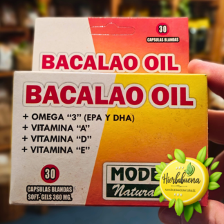 ACEITE HIGADO DE BACALAO X 30 CAP. BLANDAS MODELIFE