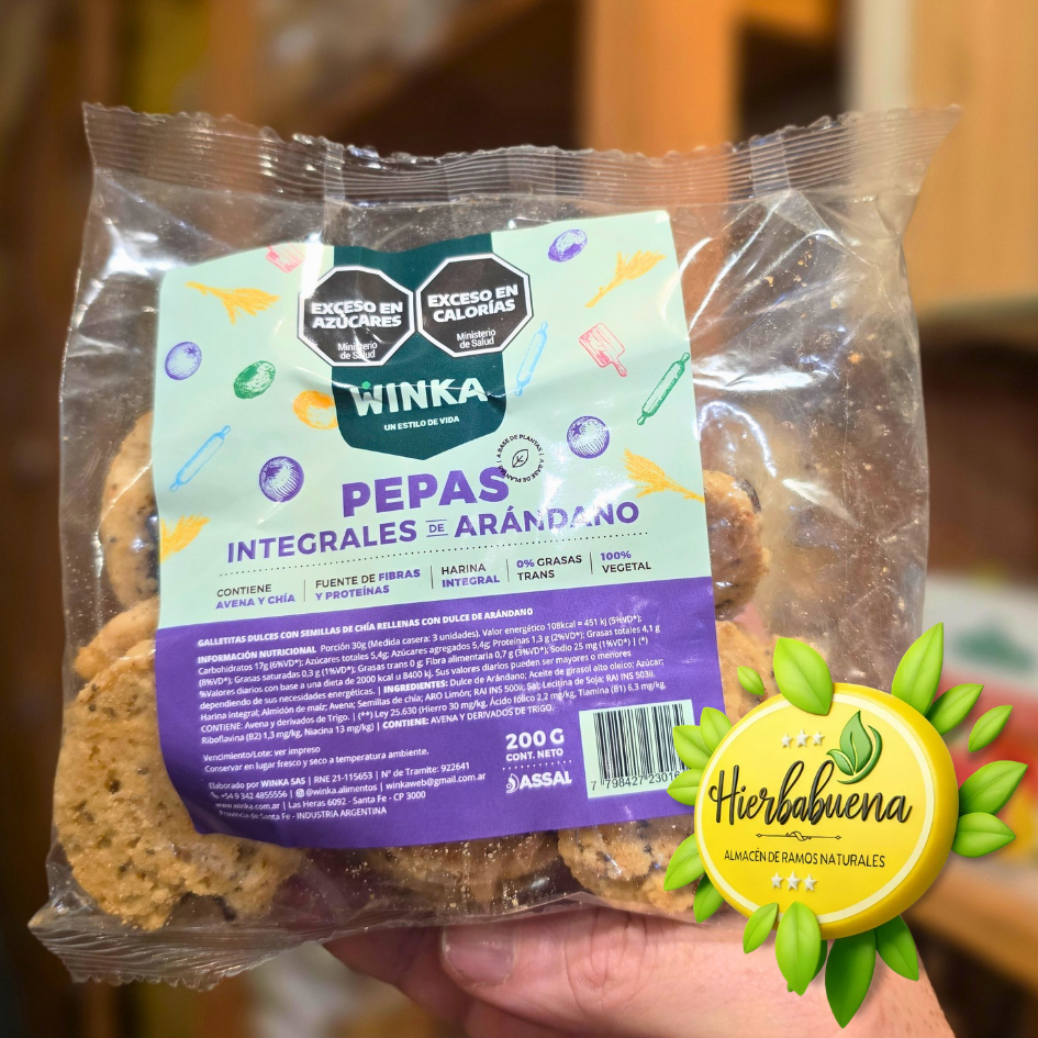 PEPAS INT. DE ARANDANO 200 GR. WINKA