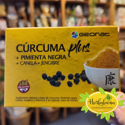 CURCUMA PLUS + PIMIENTA NEGRA 10 CAP. PROVEFARMA