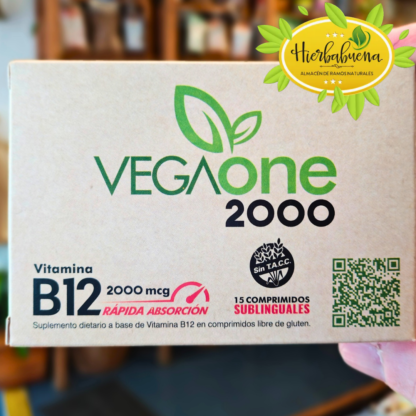 VITAMINA B12 VEGAONE 2000 15 COMP. PROVEFARMA