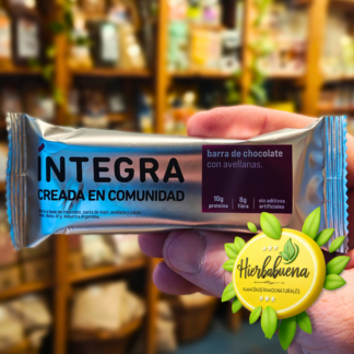 BARRA PROTEICA DE CHOCOLATE C//PASTA DE MANI 41 GR. INTEGRA