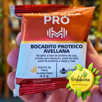 BOCADITO PROTEICO AVELLANA 55 GR. MUSCLE PRO