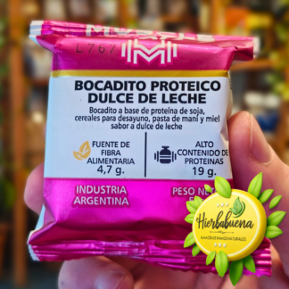BOCADITO PROTEICO DULCE DE LECHE 55 GR. MUSCLE PRO