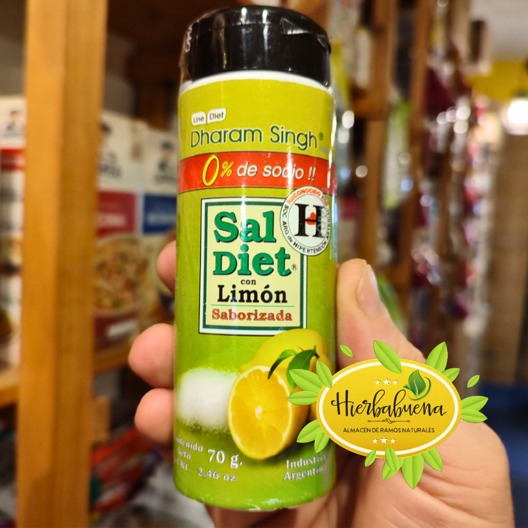 SAL DIET CON LIMON 0% SODIO 70 GR. DHARAM