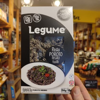 PASTA DE POROTOS NEGROS FUSILLI 284 GR. LEGUME