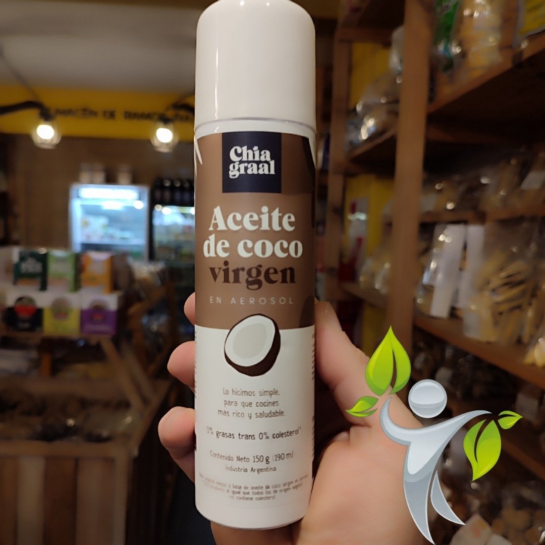 ACEITE DE COCO VIRGEN EN AEROSOL 150 GR. CHIA GRALL