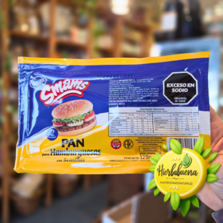 PAN P//HAMBURGUESA S//TACC X 2 UNID. 120 GR. SMAMS
