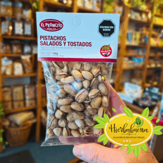 PISTACHOS SALADOS Y TOSTADOS 100 GR. EL PEONCITO