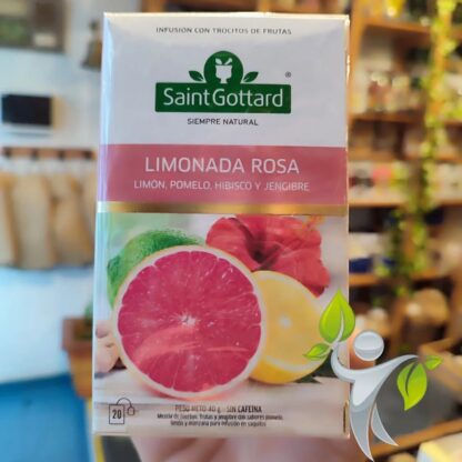 TE LIMONADA ROSA 20 SAQ. SAINT GOTTARD