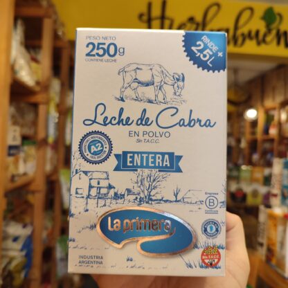 LECHE DE CABRA ENTERA EN POLVO 250 GR. LA PRIMERA