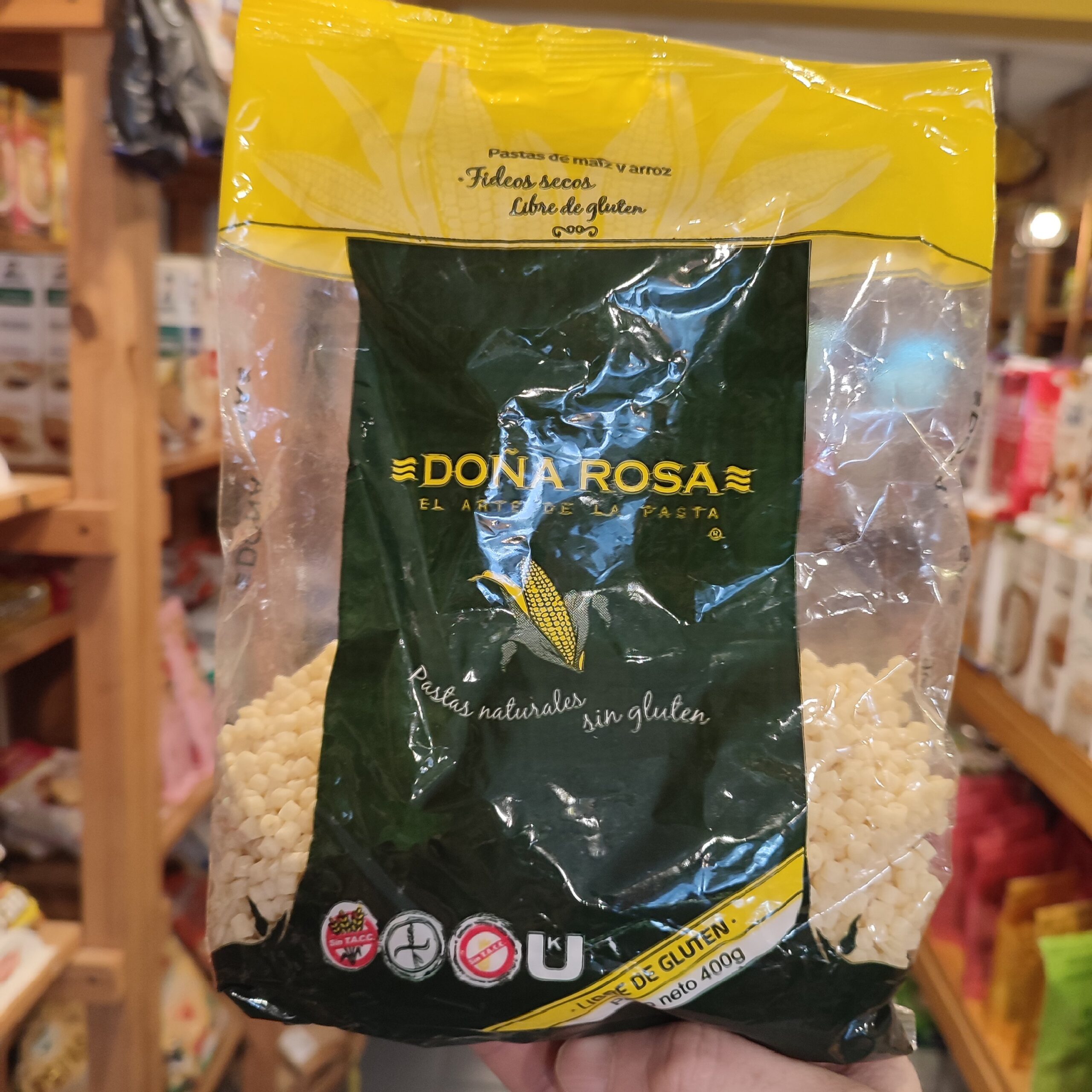 FIDEOS SECOS DEDALITOS S//TACC 500 GR DOÑA ROSA