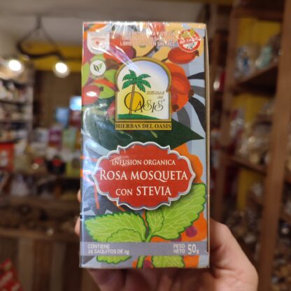 TE ROSA MOSQUETA CON STEVIA 25 SAQ. HIERBAS DEL OA