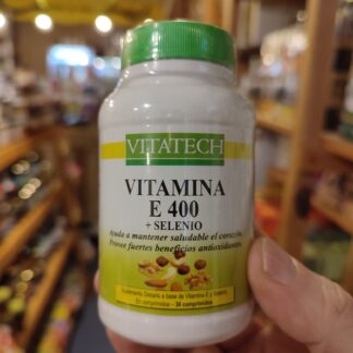 VITAMINA E 400 + SELENIO 3 COMP. VITATECH