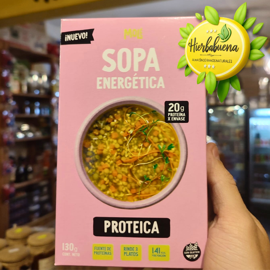SOPA ENERGETICA 130 GR. MOLE