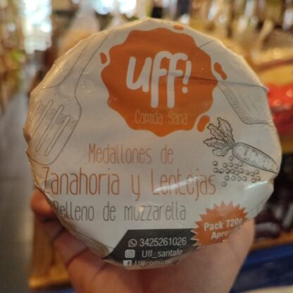 MEDALLONES C//MUZZARELLA X 4 UNID.  720 GR. UFF! - Imagen 4