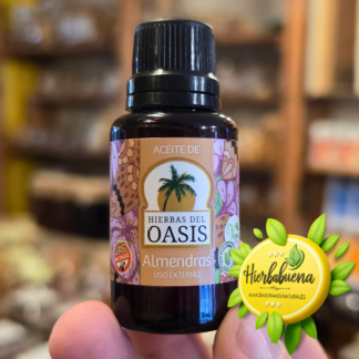 ACEITE DE ALMENDRAS ROSTRO 30 CC. HIERBAS DEL OASIS