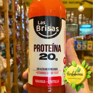 BEBIDA NARANJA Y FRUTILLA PROTEICA 500 CC. LAS BRISAS