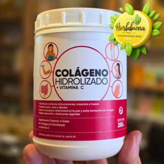 COLAGENO HIDROLIZADO + VITAMINA C 250 GR.