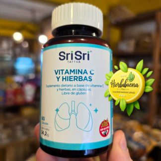 VITAMINA C E HIERBAS 60 CAP. SRI SRI