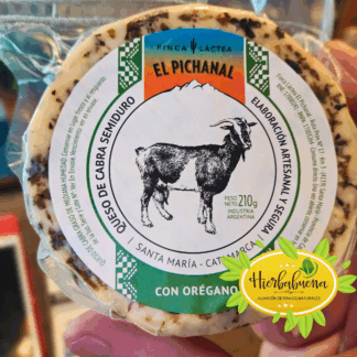 QUESO DE CABRA C//OREGANO 210 GR. EL PICHANAL