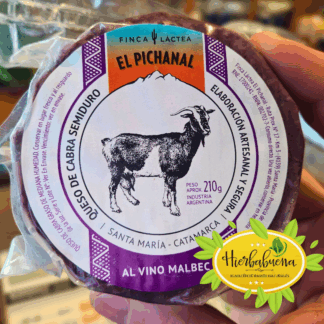 QUESO DE CABRA AL VINO MALBEC 210 GR. EL PICHANAL
