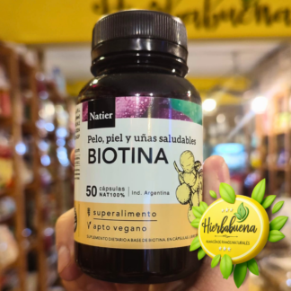 BIOTINA (PELO, PIEL Y UÑAS) 50 CAP. NATIER