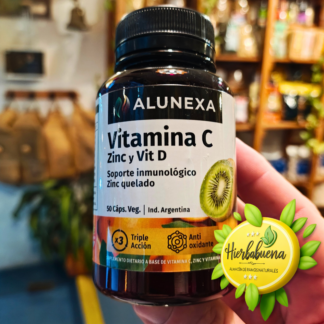 VITAMINA C, ZINC Y VIT D 50 CP. ALUNEXA
